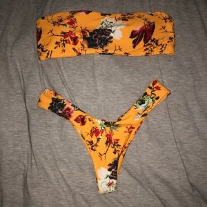 Two piece bathing suit